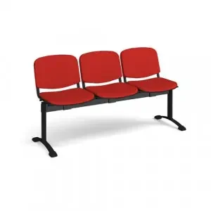 Taurus fully upholstered seating – bench 3 wide with 3 seats