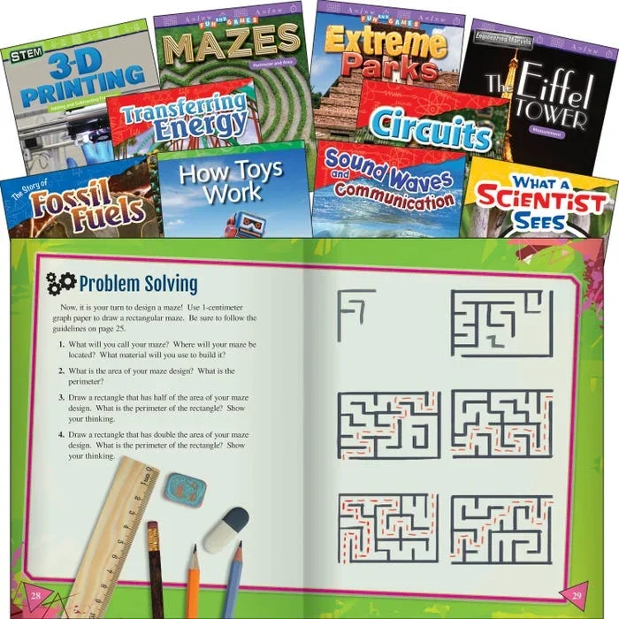 Teacher Created Materials Exploring STEM, Grade 4, Set of 10
