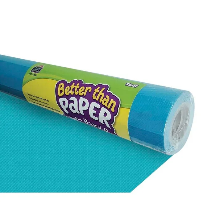 Teacher Created Resources Better Than Paper Bulletin Board Roll, Teal