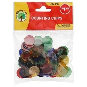 Teaching Tree Counting Chips, 75-ct. Packs
