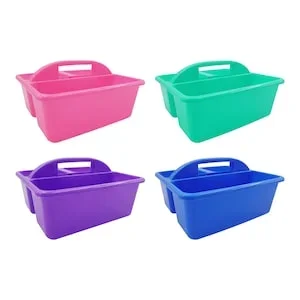 Teaching Tree Plastic Multipurpose Organizers with Top Handle, 1 ct.