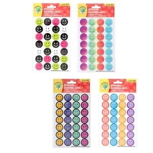 Teaching Tree Smiley Face Sticker Sheets, 112-pc. Pack