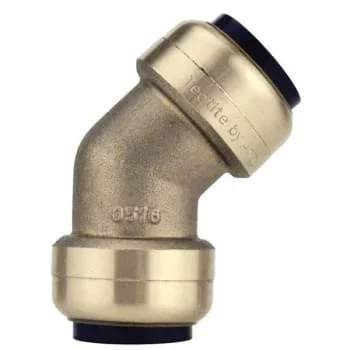 Tectite 3/4 In. Brass Push-To-Connect 45 Deg. Elbow