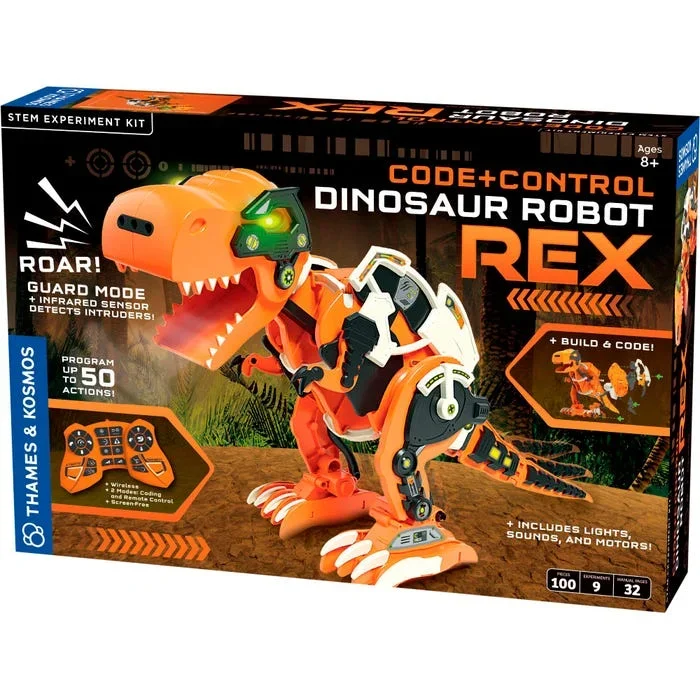 Thames & Kosmos Code+Control Dinosaur Robot: REX