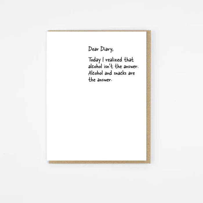 The Answer Card