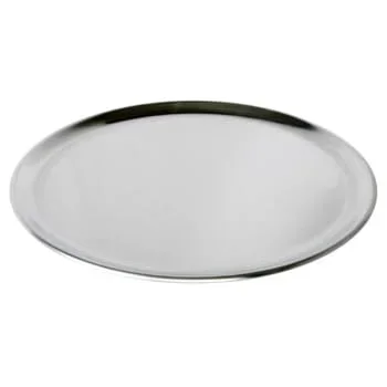 Thunder Group® Alumum Coupe Style Solid Pizza Tray 16 Inches