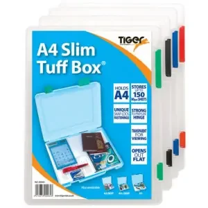 Tiger Tuff Box Polypropylene A4 Slim – 300065