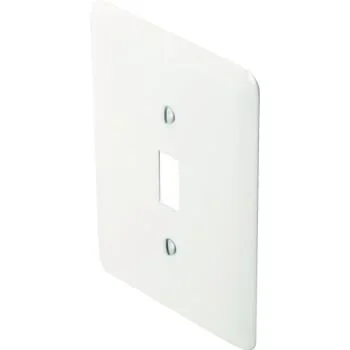 Titan3 1-Gang Metal Toggle Wall Plate (25-Pack) (White)