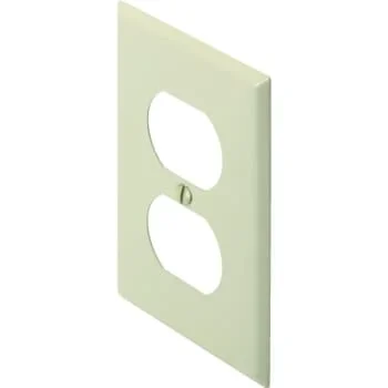 Titan3 1-Gang Standard Duplex Wall Plate (25-Pack) (Ivory)
