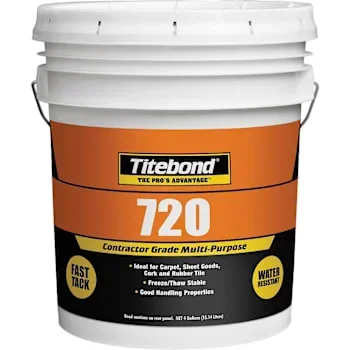 Titebond 720 Contractor Grade Multi-Purpose Adhesive, 4 Gallon Pail