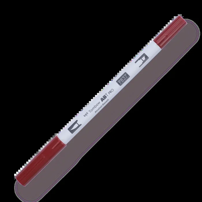 Tombow ABT PRO Alcohol-Based Art Marker – Wine Red – P837