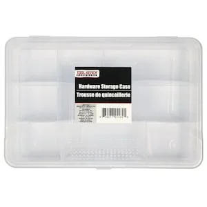 Tool Bench Hardware Storage Cases with Compartments, 9×6 in.