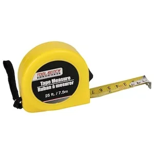 Tool Bench Metal Tape Measures, 25-ft.