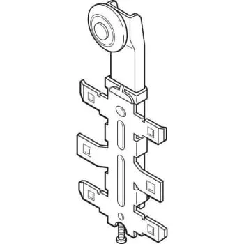 Top Wardrobe Door Roller, Package Of 2
