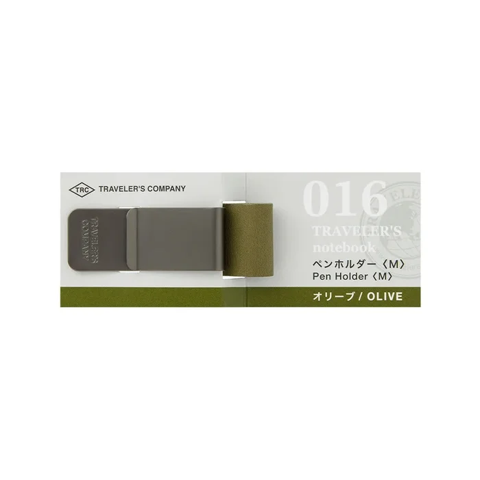 TRAVELER’s Notebook Pen Holder – Medium – Olive
