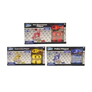 Turbo Wheels Police and Fire Play Sets
