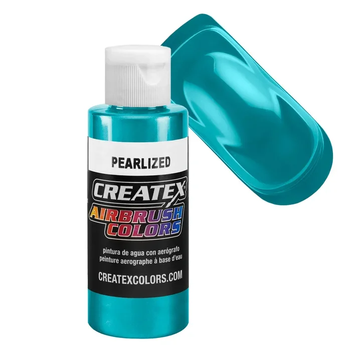 Turquoise – Pearlized Airbrush Paint, 2 oz.