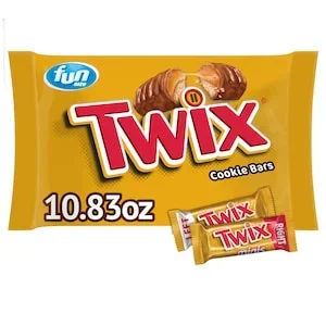 Twix Fun Size Caramel Cookie Chocolate Bars, 10.8-oz. Bag
