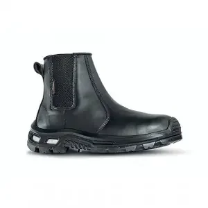 U.Power Grampian Mid Cut Safety S3 Aluminium Toe Cap Leather Upper Boot 1Pr Black 8 UPRL1055408