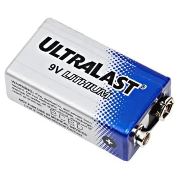 Ultralast™ 9 Volt Lithium Lith-9v Battery