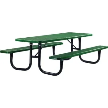 Ultrasite® Table 6′ Expanded Metal Rectangular – Green