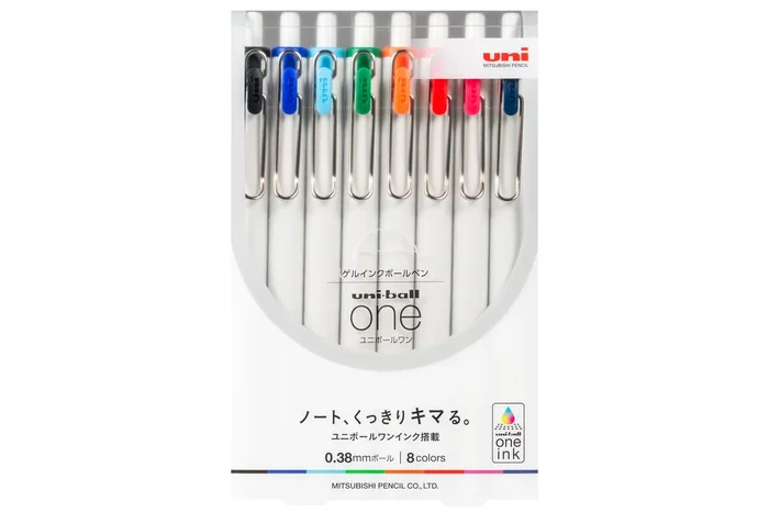 Uni-ball One Rollerball Pens, Extra Fine, Set of 8