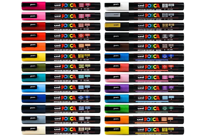 Uni POSCA Paint Marker, Fine Tip (PC-3M)