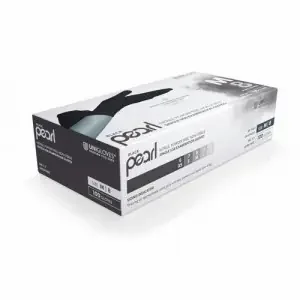 Unigloves Black Pearl Nitrile Powder Free Gloves Medium (Pack 100) GP0033