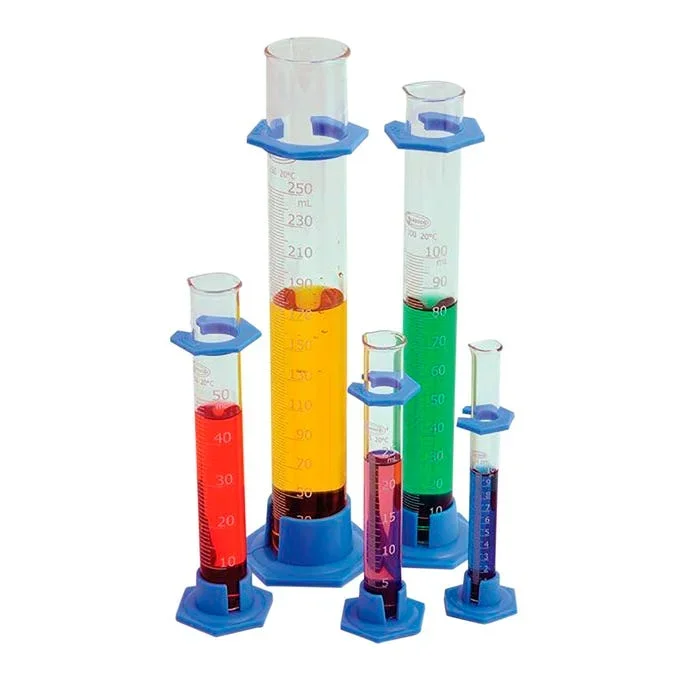 United Scientific Graduated Cylinders, Borosilicate Glass, Plastic Base, Class B, 10ml