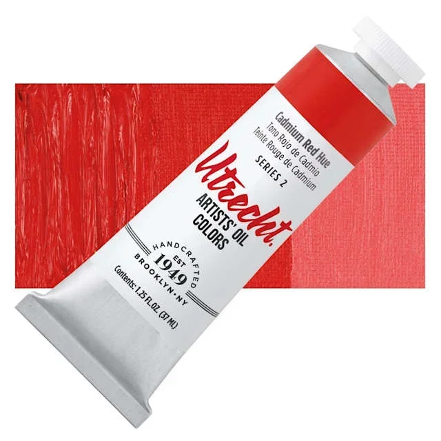 Utrecht Artists’ Oil Paint – Cadmium Red Hue, 37 ml tube