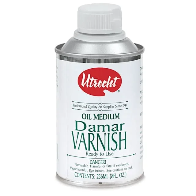 Utrecht Damar Varnish – 8 oz bottle
