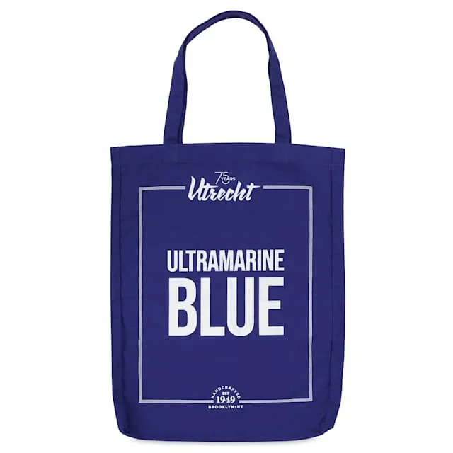 Utrecht Tote Bag – Ultramarine Blue, 15″ x 21-1/2”