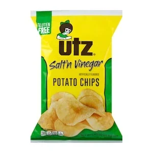 Utz Salt ‘N Vinegar Potato Chips, 2.875 oz. Bag
