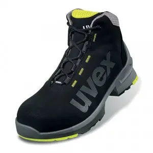Uvex 1 Safety S2 Non Metallic Boots 1Pr Black/Yellow 8 UV8545808