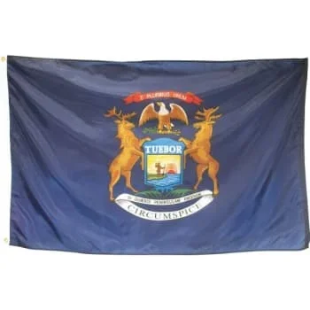 Valley Forge Flag® State Flag Michigan 6′ X 4′