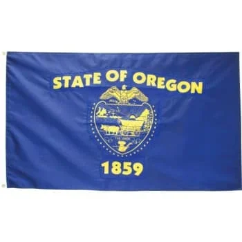 Valley Forge Flag State Flag Oregon 5′ X 3′