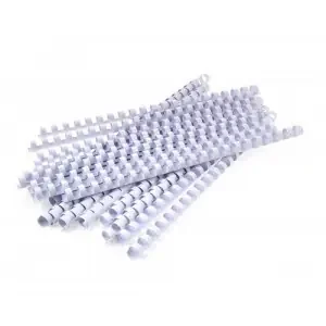 ValueX Binding Comb A4 6mm White (Pack 100) 6200003