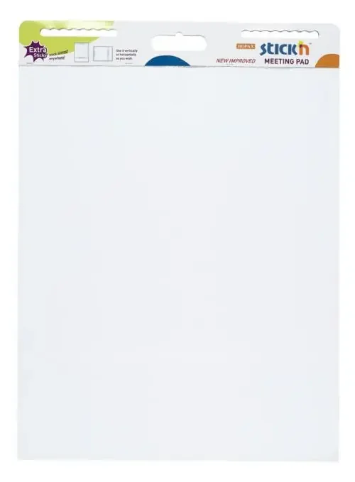ValueX Flipchart Meeting Pad Extra Sticky 762 x 635mm 30 Sheets Per Pad (Pack 2) – 21509-2