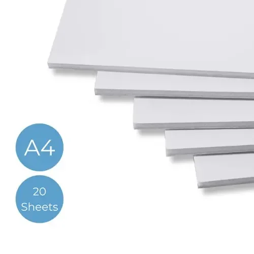 ValueX Foamboard 5mm A4 White (Pack 20) – FBWHTA420