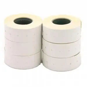 ValueX Permanent Labels for Pricing Gun 21x12mm White (Pack 6000) – 100910