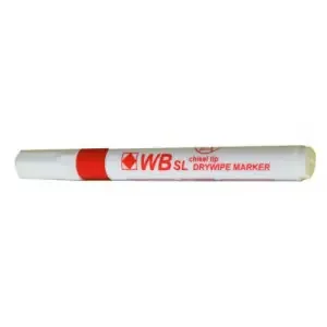 ValueX Whiteboard Marker Chisel Tip 2-5mm Line Red (Pack 10) – 872002