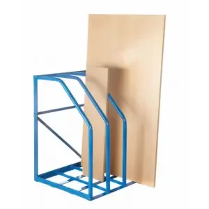 Vertical Sheet Rack; 3 Bays; Distance between support bars 230mm;Blue