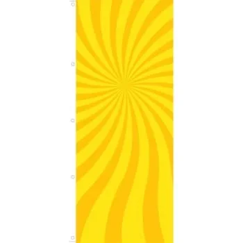 Vertical Specialty Flag, Groovy Design, 3′ X 8′