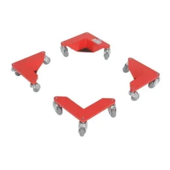 Vestil Corner Mover Dolly Aluminum 200 Lbcapacity Package Of 4