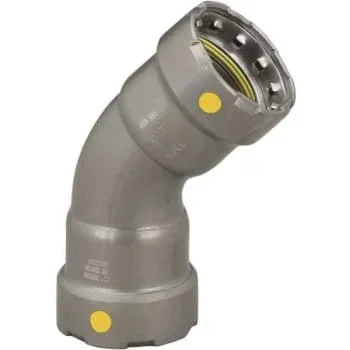 Viega Megapressg P X P 1-1/2 In. Carbon Steel 45degree Elbow