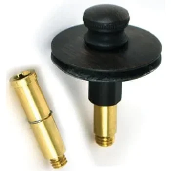 Watco® Bathtub Drain Stopper Push-Pull 3/8 Or 5/16 Threaded Pin Orb Finish
