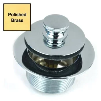 Watco® Drain Assembly Push Pull 1-5/8 Od 1-1/4 Id Fine Thread Pb