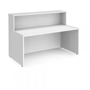 Welcome reception desk 1462mm wide – white