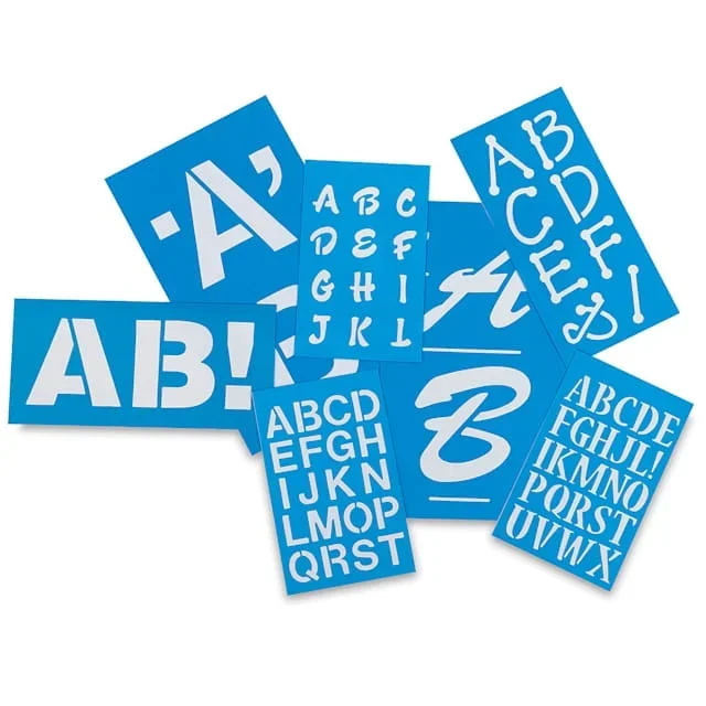 Westcott BetterLetter Plastic Letter Stencils