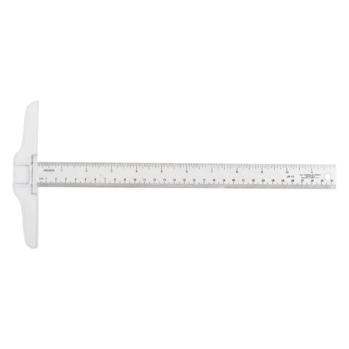 Westcott Junior Plastic T-Square, 12 Inches, Clear